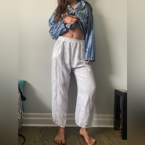 White linen pants - Picture 5 of 8